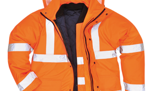 Hi-Viz 4-in-1 Traffic Jacket S468